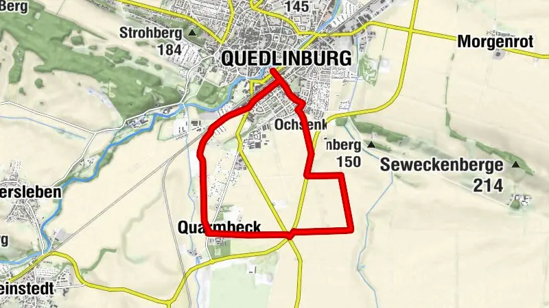 Quedlinburg - Bicklingswarte - Quarmbeck - QLB