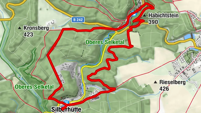 Waldhofmännchenweg als Rundweg