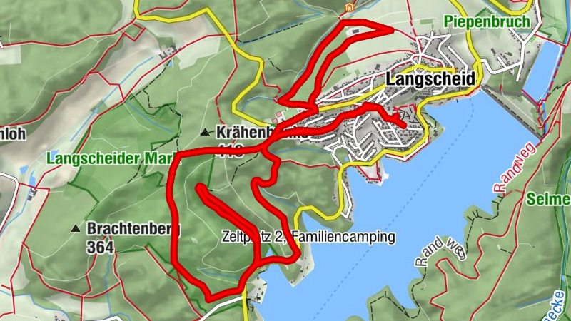 Nordic Walking Park Sorpesee - Schwarze Strecke