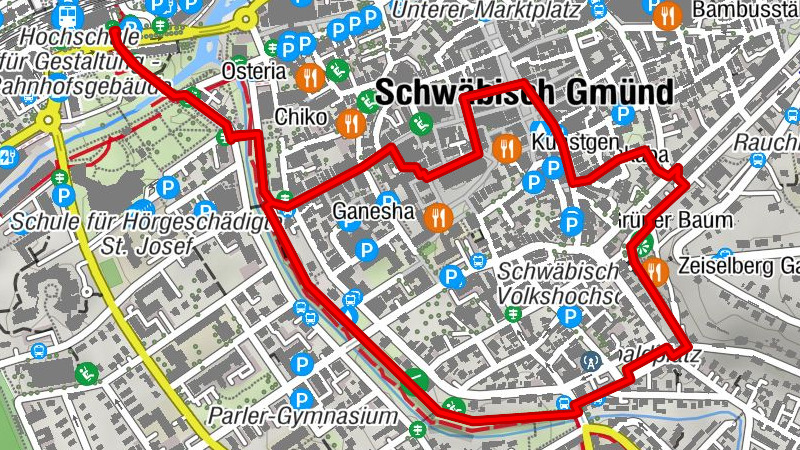 Blühender Stadtrundgang Schwäbisch Gmünd