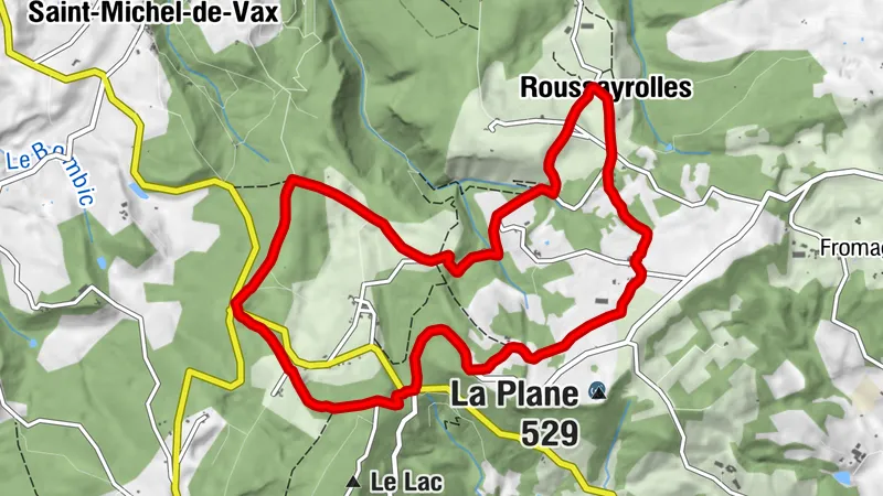 Mountainbike-Rundkurs Nr. 24 Peyralade