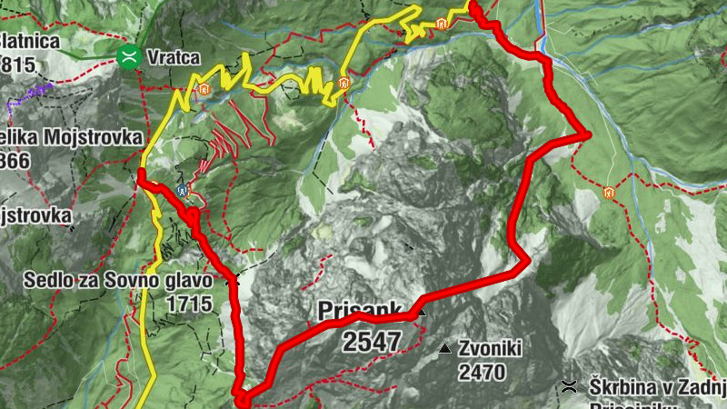 Uroseva grapa-Prisojnik