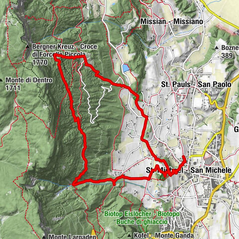 EPPAN St. Michael Steinegger Eppaner Höhenweg Pfaunboden Buchwald Schloss Freudenstein 20191110