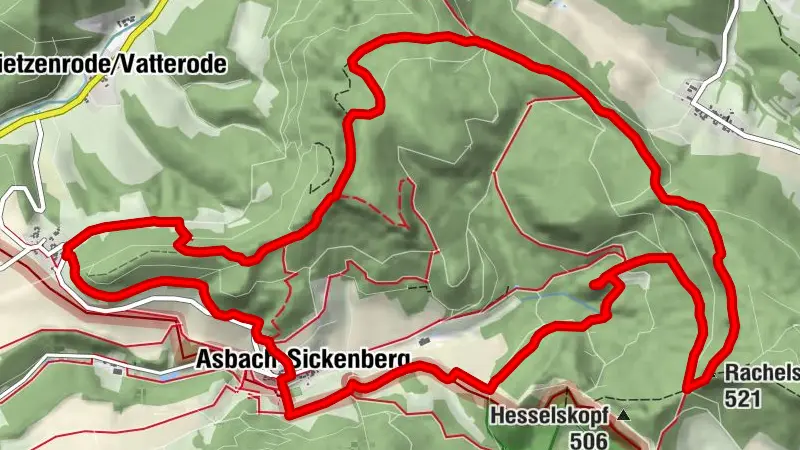 Premiumweg P16 Asbach-Sickenberg