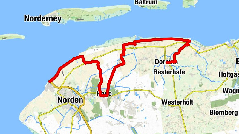 Friesenroute Rad up Pad - 3. Etappe (3/6)