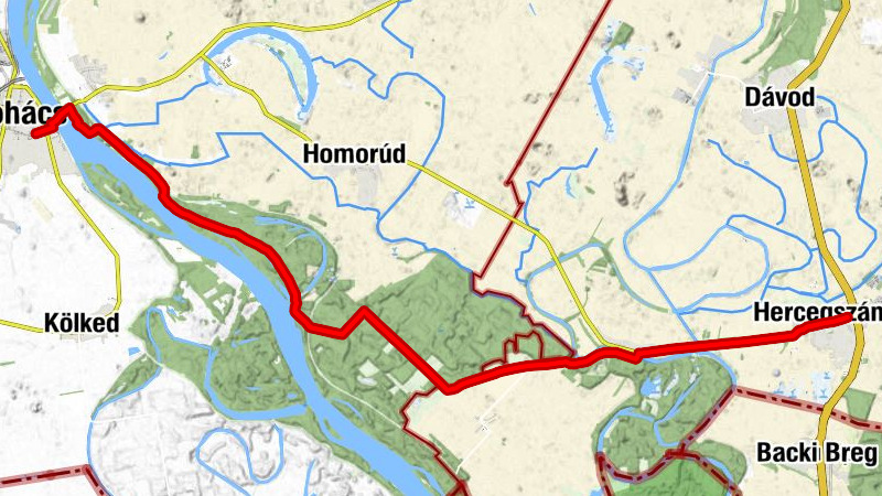 ST315 Mohács - Hercegszántó