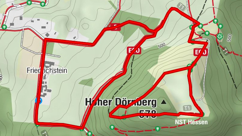 Runde auf den Hohen Dörnberg (Zierenberg, Naturpark-Rundweg 4)