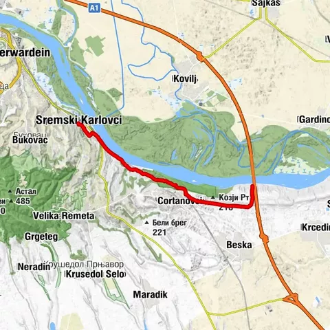 ST327 Sremski Karlovci - Beška (Brücke)