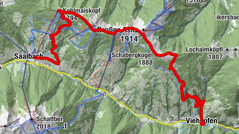 🥾⛰️ Höhenweg Kohlmais - Viehhofen