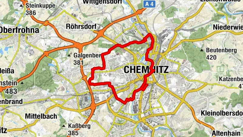 Purple Path Tour durch Chemnitz
