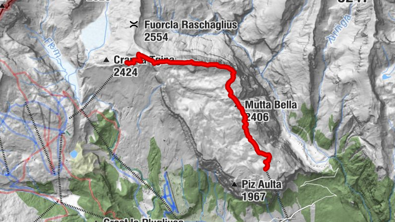 Bahnentour Flimserstein: Cassons - Milchseilbahn