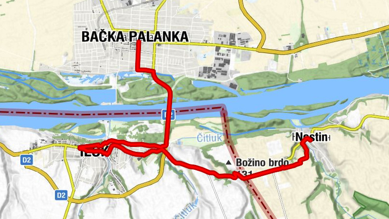 ST322 Bačka Palanka - Neštin