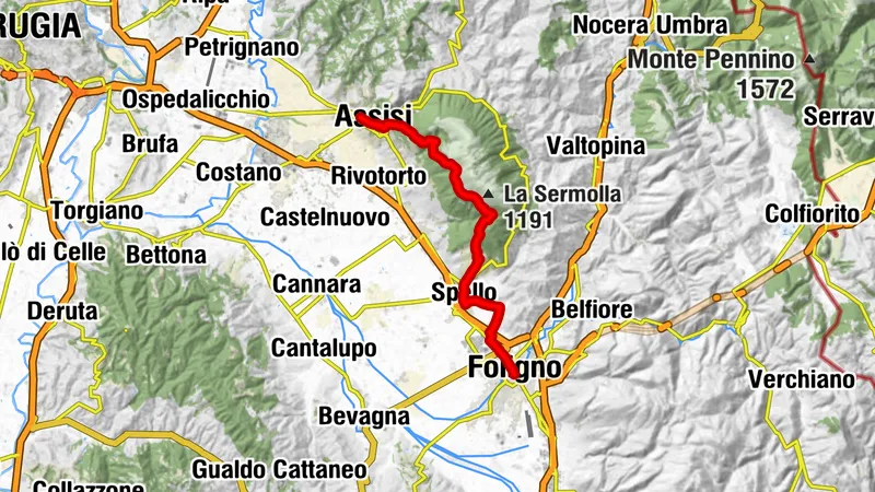 Camino di San Francesco | Etappe 09 Assisi-Foligno