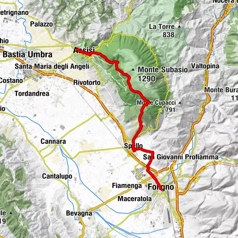 Camino di San Francesco | Etappe 09 Assisi-Foligno