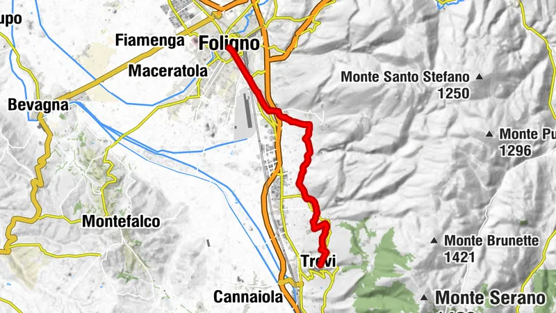 Camino di San Francesco | Etappe 10 Foligno-Trevi