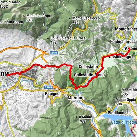 Camino di San Francesco | Etappe 15 Arrone-Terni