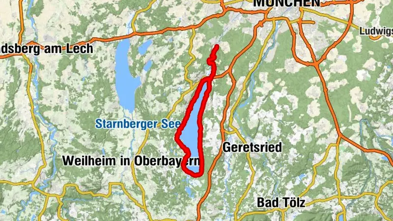 Gauting um den STA See und zurück