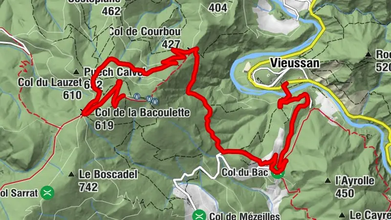 LIAISON ENDURO N°6: VIEUSSAN / NAUDECH- SITE VTT-FFC CAROUX EN HAUT LANGUEDOC