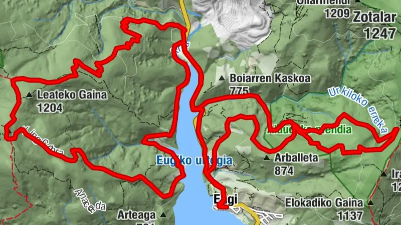 La Posada - Eugi - Erroibarko Lepo - Goitiko Gaina