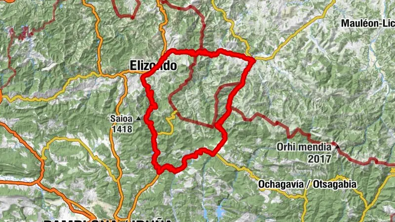 Auritz / Burguete - Done Jakueren eliza - Otegi - San Nikolas Barikoa eliza