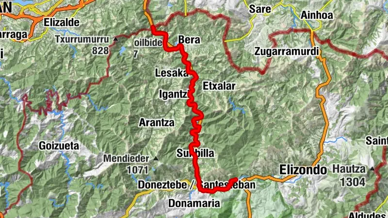 Endarlatsa etxetxoa - Endarlatsa - Endarlatsako eliza - Señorío de Bertiz / Bertizko Jaurerria