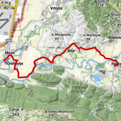 Carsus Trail – Etappe 1: Miren–Renče