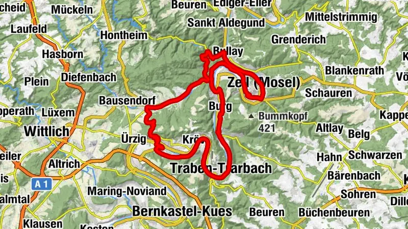 Mountainbike-Tour, Mosel & Alfbachtal