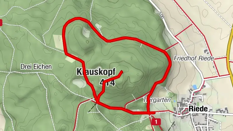 Um den Klauskopf (Bad Emstal-Riede, Naturpark-Rundweg 2)