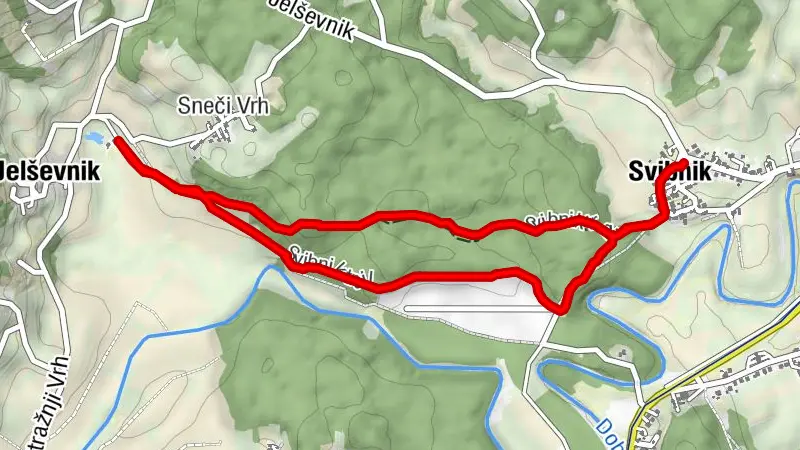 Fischpfad-Herzpfad Svibnik