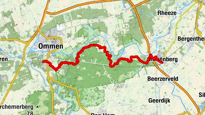 vechtdalpad ommen Mariënberg