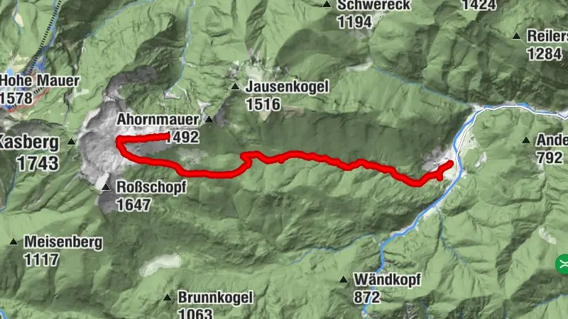 Schwalbenmauer / Klaus an der Pyhrnbahn,