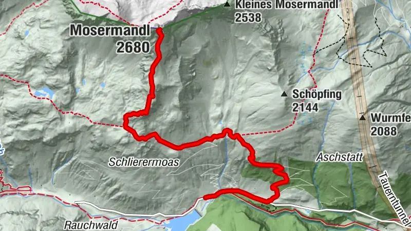 Mosermandl (2.680m) - Variante Jakoberalm