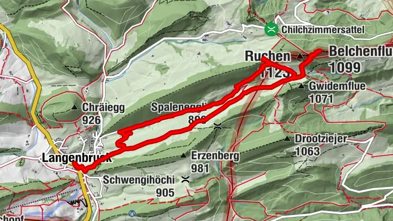 Auf 1098 Höhenmeter