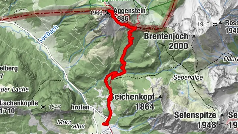 Bad Kissinger Hütte und Aggenstein
