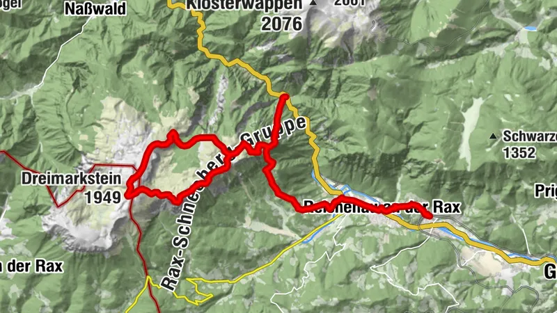 Kaiserbrunn-Raxrunde-Payerbach