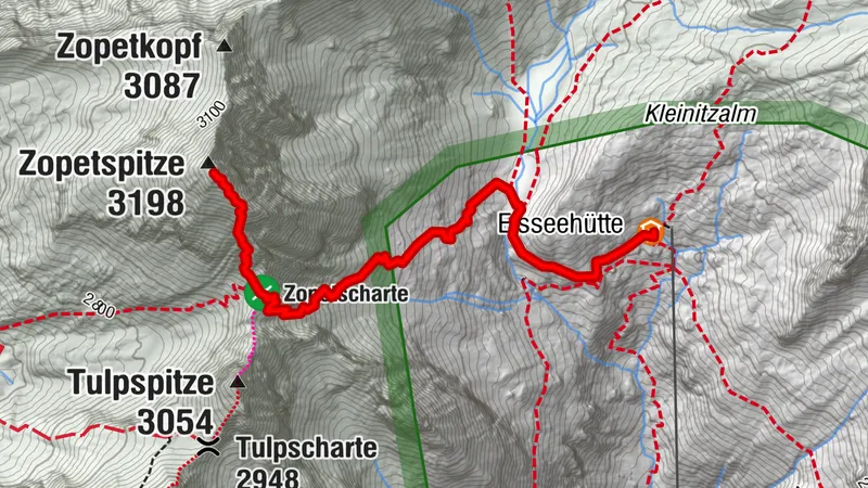 Zopetspitze 3.198m