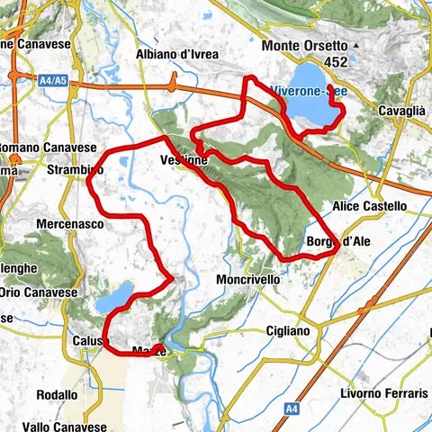 Radtourismusring nördlich von Turin - Etappe 2