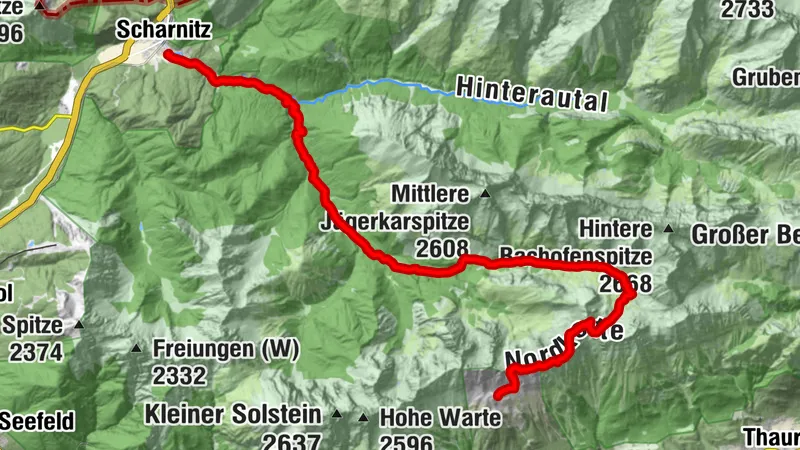 Scharnitz - Pfeishütte - Hafelekar - Seegrube