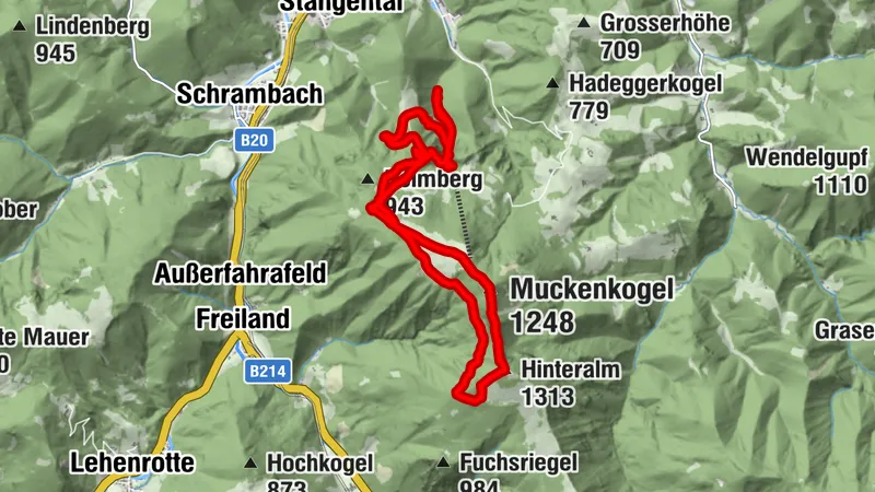 LILIENFELD Wasserfallsteig Muckenkogel Hinteralm Klosteralm