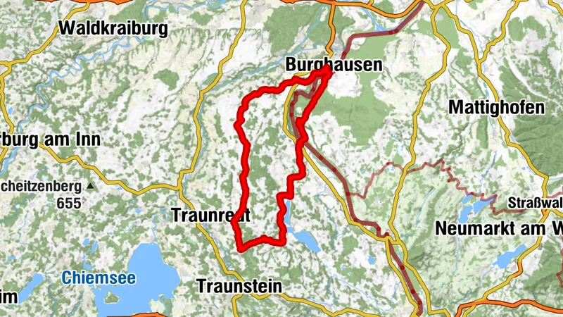 knapp 3h Radln über Burghausen