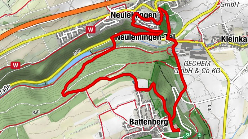 Zwei-Burgen Tour Battenberg