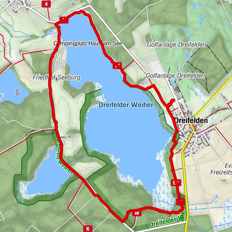 Dreifelder Weiher im Winter