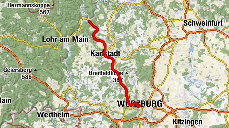 Main-Tauber-Fränkischer Rad-Achter: Ostring 8. Etappe