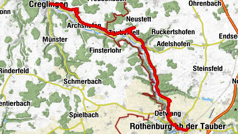 Panoramaweg Taubertal 1. Etappe