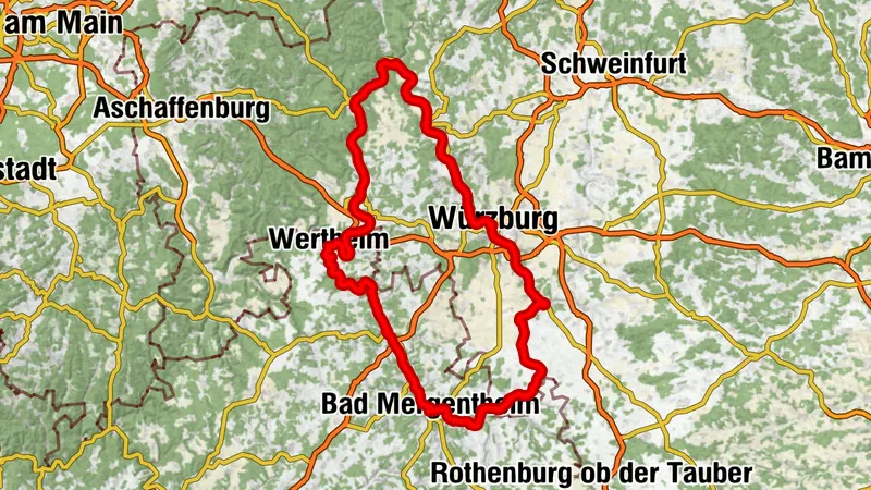 Main-Tauber-Fränkischer Rad-Achter: Ostring