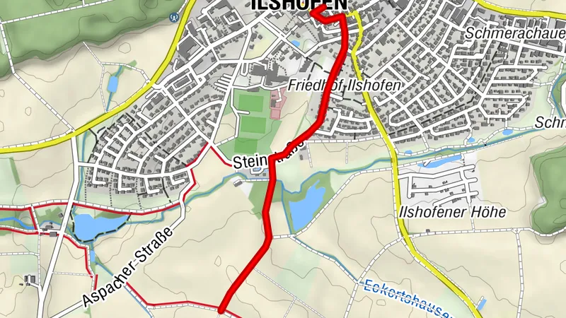 Bühlertalwanderweg - Zugang Ilshofen