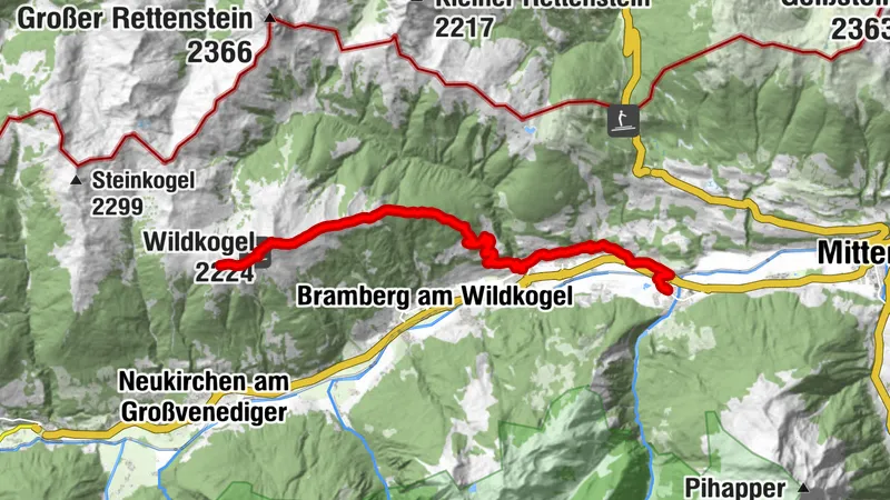 Etappe 9: Alpina Antica Trail | ET9: Wildkogelbahn - Hollersbach