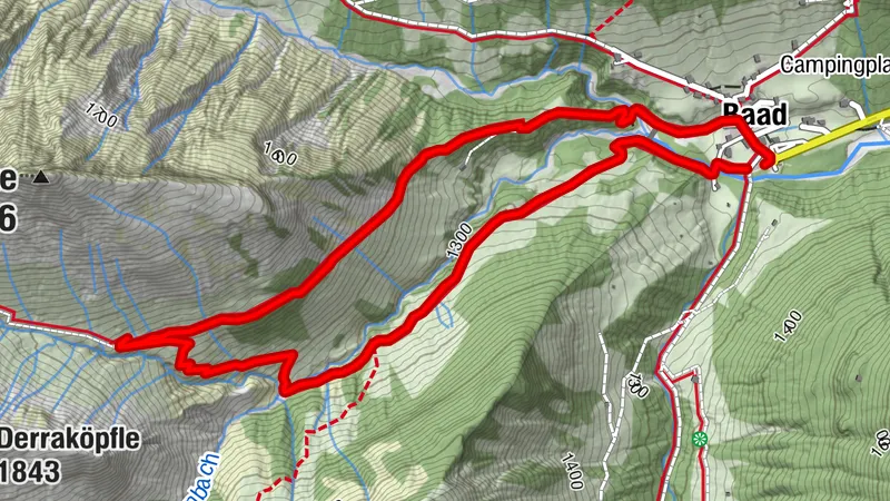 rundweg Baad - Spitalalpe - Baad