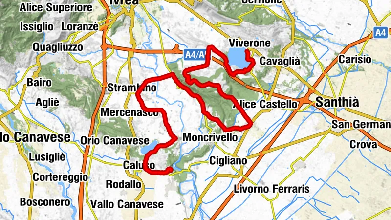 Radsport rund um Turin Wochenende Turin - Ivrea - Etappe 2