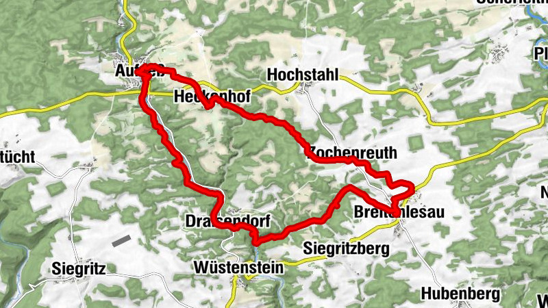 Rundwanderung Breitenlesau - Aufseßtal